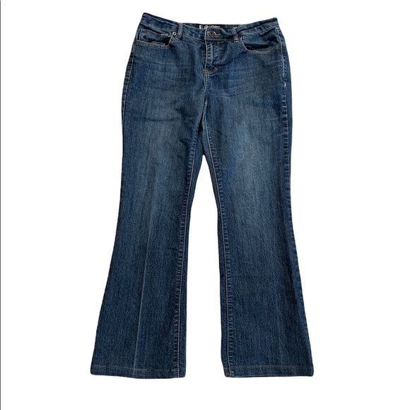 Salt Works Med Rise Bootcut Jeans Size 8P - Picture 1 of 17